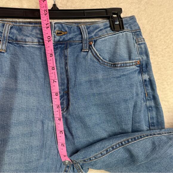 Wild Fable High Rise Distressed Jeans - Blue Mom Jeans Size 6 - Picture 9 of 12